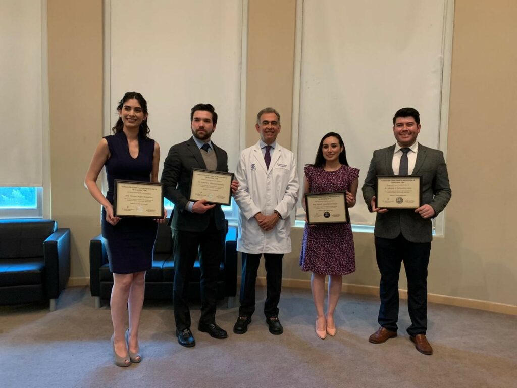 Dr. Yunuen, Dr. Antonio, Dr. Melesio and Dr. Tania, 2019-2020 graduating CODET fellowship class